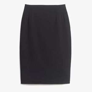 MM LaFleur Cobble Hill Skirt - Washable Wool Twill, Black, Size 12